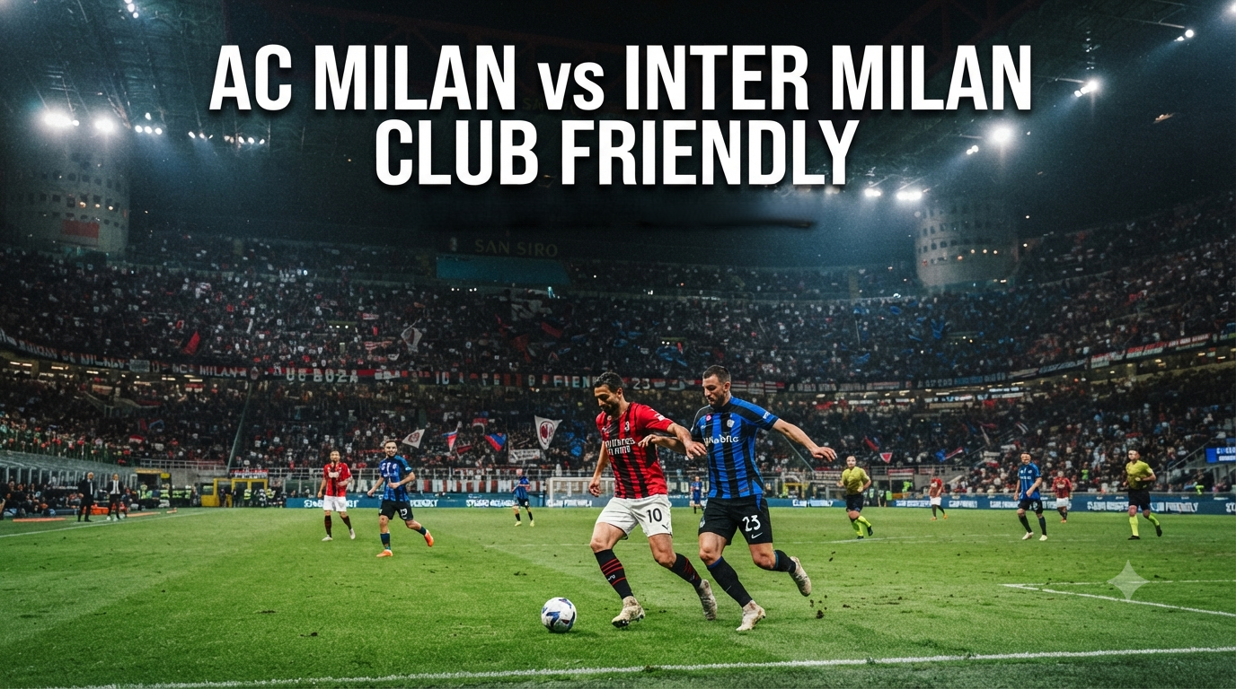 AC Milan vs Inter Milan Club Friendly Sore Ini Pukul 18.00 WIB—Streaming Score808 Siap Menyambut Derby Milan